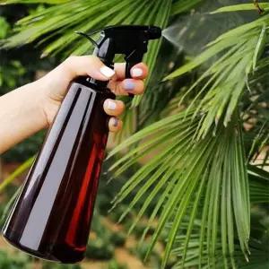 투명 분무기 식물 미용실 사용 직사 분사형 브라운 노즐 화분 관리 도구 (WFKA7YM)