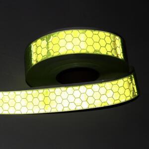 야간 빛반사 테이프 형광색 45m 화물차 팬스 필름지