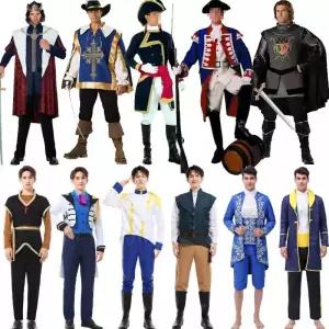 남자 뱀파이어의상 백작 재킷 무대 코스튬 망토