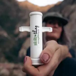 버그 띵 바이트 물렸을 캠핑 낚시 때 모기침제거기 모기 휴대용 화이트