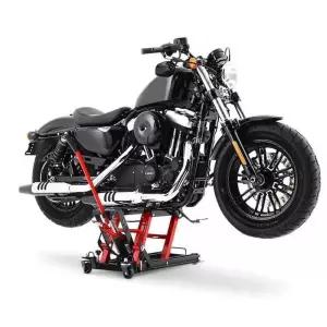 대형 바이크 리프트 오토바이 승강대 할리 수리 고무(레드)노동 슬리브 자