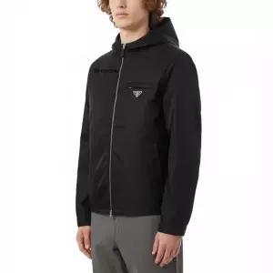 PRADA 프라다 리나일론 후드 블루종 자켓 SGB685