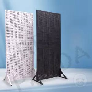 가벽 타공 파티션 가림판 칸막이 진열대 셀프 바퀴 원룸 오피스텔 사무실 레드판다몰 무타공 이동식 공간