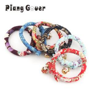 강아지 스카프 고양이 케이프 목걸이 방울 귀여운 웨딩 사쿠라 턱받이 작은