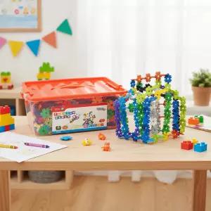 프리미엄 블럭 컬러 꽃모양 블록 입체모형 꽃블럭 쌓기 눈꽃 조립 PB9001 1000pcs