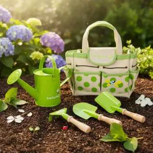 에버어쓰 유아 농기구세트 5P 모종삽 분갈이 갈퀴 레이크 물뿌리개 갯벌체험 숲체험 텃밭놀이