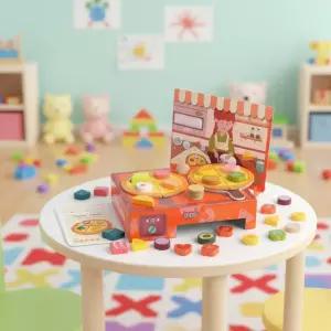 탑브라이트 피자쉐프 러닝박스 피자가게 모형 역할놀이 블럭 피자만들기 소근육발달 장난감