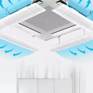 천장형 에어컨가림막 바람막이 가드 시스템 날개 무타공