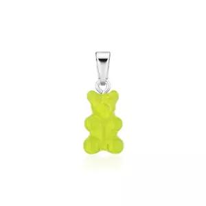 노스텔지아 베어 클래식 라임 실버 펜던트 참