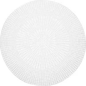 메카닉시티 4pcs 11인치 플라스틱 메쉬 캔버스 시트 5카운트 라운드 니들포인트 빈 자수 니트 크로셰