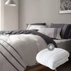 에스데코 LEO마이크로100프로 진드기방지 이불매카솜세트K화이트투톤