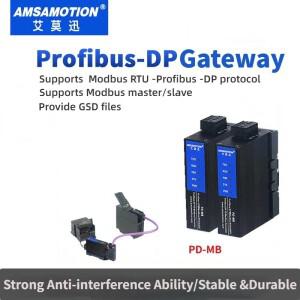 AMSAMOTION Profibus-DP to Modbus RTU 485 버스 프로토콜 게이트웨이 변환기 모듈 PD-MB