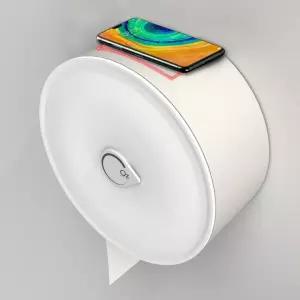 디스펜서 벽걸이 페이퍼타올 화장실 점보롤 스테인레스 티슈 커버 케이스