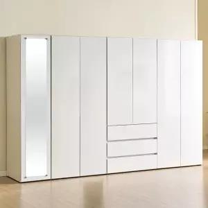 가이온 디온 LPM 2800 3서랍 거울도어 이불장 세트 옷장 장농