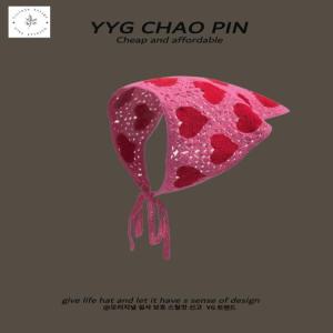 헤어밴드 뜨개 헤어터번 헤어커치프 반다나 니트 타이스카프