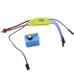 12V 30A 고출력 브러시리스  속도 컨트롤러 3상 PWM ESC 레귤레이터 RC 자동차 보트 구동 시스템용