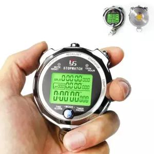 초시계 운동 경기 육상 랩타임 전자 러닝 라이트 스톱워치 타이머 조명 스플릿 스포츠