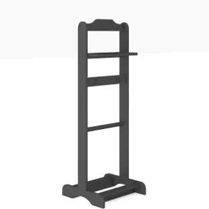 보관 정리함이 있는 프리스탠딩 발렛 스탠드 신발 선반이 나무 의류 랙 현관 거실 침실 사무실을 위한