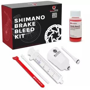 시마노 브레이크 블리드 키트용 블리드존 60ml 미네랄 오일이 포함된 자전거 유압 MTB 키트 - 호환