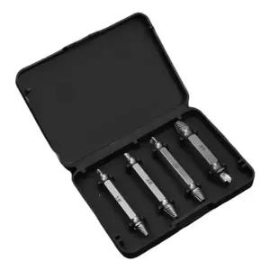 ( )볼트리무버 4종 파손 나사 추출용 공구 이중비트 타일드릴 클리너