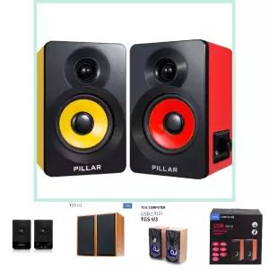 컴소닉 PILLAR CS-90 USB 2채널 컴퓨터 스피커 온라인/스피커/컴퓨터/일반/게임/PC용/선물용/스테레오/유선
