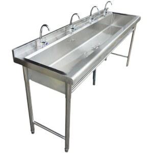 대형세면대 학교 긴개수대 씽크대 4구 손씻기 스테인레스 세수 5구 싱크볼 대형 업소용