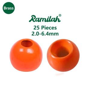 플라이 타잉용 25개 31색 2.0-6.4mm 사이클롭스 황동 비즈