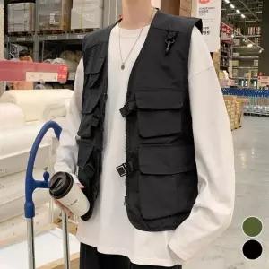 [라일리의류] Rly 남성조끼 캐주얼조끼 여름조끼 멀티포켓 메쉬조끼