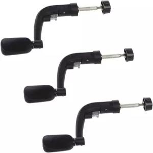 3Pcs 범용 플라스틱 전동 핸들 낚시 릴 크랭크 암 회전 휠 그립