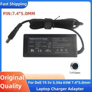 19.5V 3.34A 65W 7.4x5.0mm 노트북 AC 충전기 어댑터 Dell Latitude E5250 E5440 E6420 HA65NM130