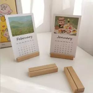 우드 포토액자 홈카페 원목 엽서 사진거치대 우드 포토액자 홈카페 원목