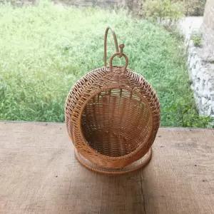 고양이 라탄하우스 해먹 라탄