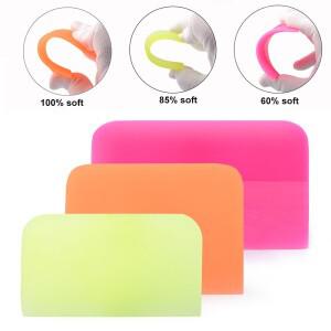 EHDIS  PFF 비닐 랩 스퀴지 고무 스크레이퍼 자동차 창문 틴트 필름 워터 와이퍼 스티커 리무버 가정호환