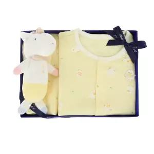 [압소바] 26SS 두기 코튼모달 내의 애착인형 세트(노랑) (A1A1A10312)