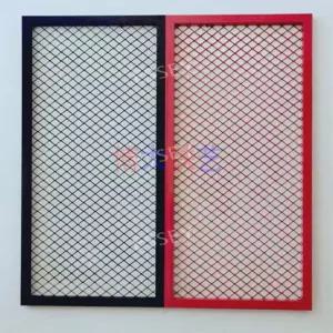 철망 파티션 천정 그리드 철제 사각 메쉬망 인테리어