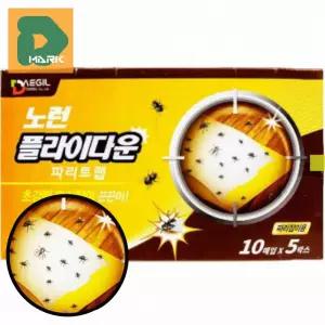 끈끈이 파리트랩 50매 축사 벌레 테이프 끈끈이 모기 롤 잡는 가정 포충기 해충 농장 날파리 찐득이 퇴치