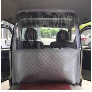 자동차 택시 칸막이 차단막 커텐 분리대 방지 보호벽 방역 차단 안전 투명 보드 택시격벽