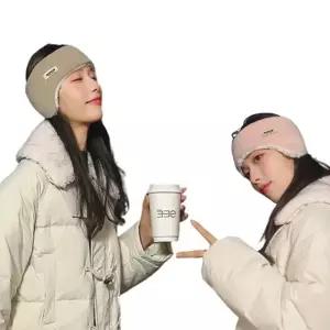 털니트 귀도리헤어밴드  귀마개 겸 안대  겨울 방한용품  패션 이어커버 dez38