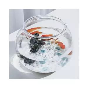 루미나D 플라스틱 원형 둥근 어항 12.5x10cm 구피 베타 키우기