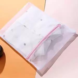 40x30 사각 속옷 세탁망 지퍼커버 빨래망 양말 브라 (WFKBQT5)