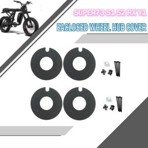 동봉  휠 허브 커버 바이크 오토바이 부품 보호 씰링 플레이트 Super73 73 S1 S2 RX ZX Universal 호환  2P