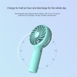 휴대용 선풍기 미니 전기 USB 충전식 소형 포켓 가정용 야외 여행 캠핑 에어 쿨러