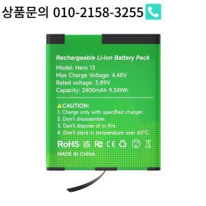 고프로 히어로 13 카메라 배터리용 PALO 2400mAh + 블랙 스포츠 액세서리용 3슬롯 보관함 충전기