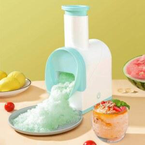 살얼음 기계 간얼음 얼음가는 스노우 무선 제빙기 하이 셰이크 스테인레스 용량