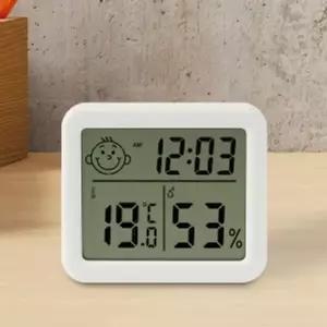 원데이클락온습도디지털시계탁상시계미니온습도계 (KYR-WFHG9WP)