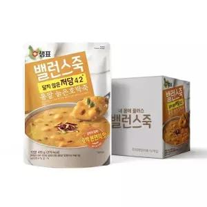 샘표 밸런스죽 통팥 늙은 호박죽 420g 12개