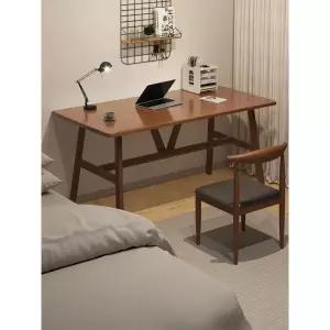 홈테이블 월넛 심플 성인 노트북 스터디 책상 120x60x74cm 블랙 가죽