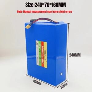 13s8p 18650 리튬 배터리 팩은 Citycoco 전동 스쿠터 48v 30Ah BMS에 내장되어 있습니다.