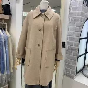 미센스 DP01 스탠카라 중기장 코트 핸드메이드 코트, 하프코트, 모코트,모직코트 MB4Z