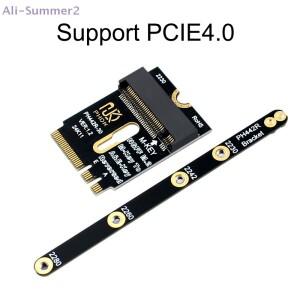 M.2 A+E to NVME SSD 어댑터 WIFI 인터페이스 A/E M 키 PCIE 4.0 라이저 카드 브래킷 포함 2230 2242